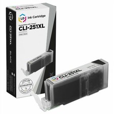 LD 6448B001 CLI251XLBk CLI251 Black Ink Cartridge for Canon Printer picture