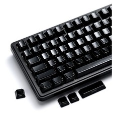 XVX Real Ceramic Keycaps Set, 120 Keys Black Side Printed Shine Through Keyca... picture