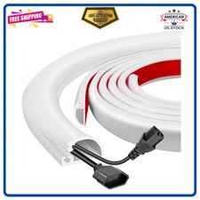 10FT Silicone Wall Wire Hider Flexible Self-Adhesive Cord Cover for TV Office picture