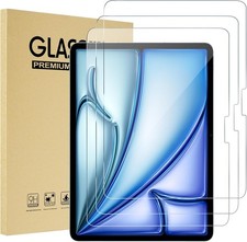 3 Pack Screen Protector for iPad Air 11 Inch | 9H Tempered Glass, Scratch Resist picture