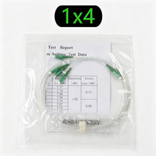Fiber Optic PLC Splitter LC‑APC 1×4 1×8 1×16Mini Steel Tube 0.9mm Single Mode FT picture
