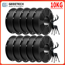 10KGGeeetech 3D Printer Filament PLA Black 1.75mm 1KG Per Roll Consumables picture