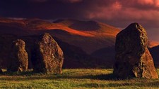 Landscape nature stones england stone circle cumbria Custom Gaming Mat Desk picture