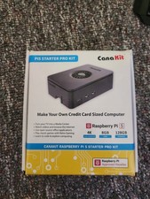 New Canakit Raspberry Pi 5 Starter Pro Kit Mini PC Kit PI5-8GB-STR128-C4-BLK-RT picture