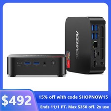 ACEMAGIC 4K Gaming Mini PC Windows 11 Pro,AMD Ryzen 7 7735HS 24GB LPDDR5 1TB SSD picture