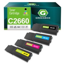 C2660 Toner Cartridge for C2660 C2660dn C2665dnf Printer, 4 Pack picture