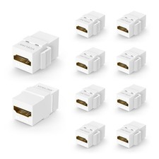 10-Pack 8K HDMI Keystone Jack with 8K 60Hz and 4K 120Hz, HDMI 2.1 Female to F... picture