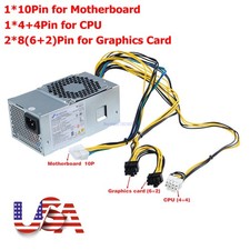 For Lenovo TFX Erazer M310 M410 510S M510 500W Power Supply FSP500-20TGBAB 10+4P picture