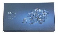 Akko Ocean Blue Linear Mechanical Keyboard Switches 45-Pack Factory Lubed picture