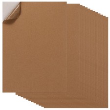 20Pcs, Full Sheet Label Sticker Paper A4 Shipping Labels Dark Brown picture