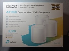 TP-LINK Deco X25 AX1800 Wi‑Fi 6 Mesh Dual-Band Router, 2x Gigabit LAN, White picture