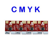 4Pcs Chip Permanent for Mimaki JV33 CJV30 JV5 JV34 SS21 Cartridge 4 Colors CMYK picture