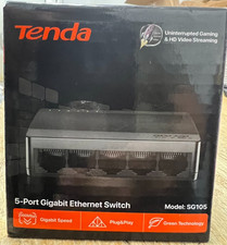 Tenda 5-Port Gigabit Ethernet Switch - Model SG105 - Black picture