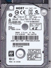 HGST Apple 655-1730F HTS545050A7E362 pn: 0J38105 mlc DA5754 500GB SATA B12-18 picture