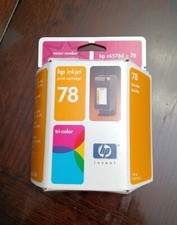 HP Inkjet Print Cartridge 78 NEW Old Stock Tri-Color Sealed Expired 2003 NOS picture