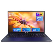 NIMO 15.6 Laptop, Pentium  N100, 16GB  1TB Type-C 65W Charger Fingerprint picture