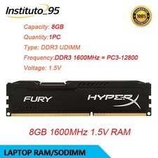 Kingston HyperX FURY 8GB DDR3 1600MHz PC3-12800 UDIMM Desktop Memory 1.5V 240Pin picture
