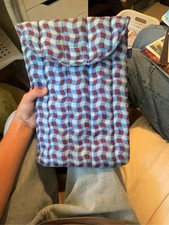 BAGGU Puffy Laptop Sleeve 13 14 Inch Strawberry Quilted Case For Parts Not Worki picture