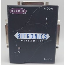 BELKIN BITRONICS AUTOSWITCH BLACK FIUI25 Turns On Untested Read picture