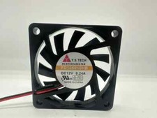 Y.S.TECH FD126010HB DC 12V 0.24A 2-Wire 60X60X10mm Server Cooling Fan picture