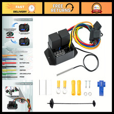 Digital Thermatic Fan Switch Kit 12V/24V, Adjustable Temp Range, Dual Electric F picture