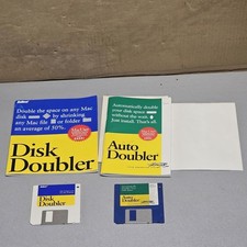 Salient Disk Doubler & Auto Doubler Mac Software Manuals w/ Floppy Disks picture