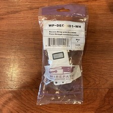 Wirepath WP-DEC-HD1-WH decora Strap w/ One HDMI Pass Through Connector picture