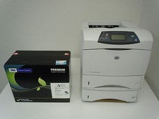 Q5403A HP LASERJET 4250DTN PRINTER + NEW COMPATIBLE 42X Q5942X TONER & WARRANTY picture