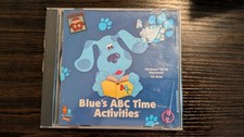 Blue's ABC Time Activities PC CD-ROM Kids Educational Blue's Clues Humongous picture