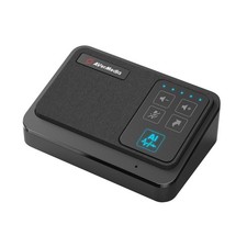 AVerMedia AS311 AI Speakerphone - 12 x 8 x 4 cm (4.7 x 3.1 x 1.6 in.), Black picture