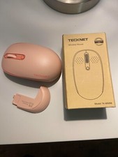 TECKNET Wireless Mouse for Laptop, 2.4GHz USB Mini Cordless Small Pink TK-MS006 picture