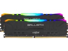 Crucial Ballistix 16GB(8Gx2)3200 DRAM RGB Desktop Gaming Memory BL2K8G32C16U4BL picture