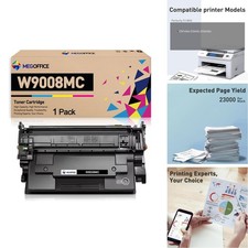 MEGOFFICE W9008MC Black Toner Cartridge Replacement For HP W9008 W9008MC W9008 picture