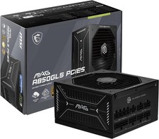 MSI MAG A850GLS PCIE5, Fully Modular Compact Gaming 850W Power Supply, 80+ Gold, picture