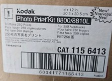 New  Kodak Photo Print Kit 8800/8810L (8X12) 250 PRINTS  115-6413 picture