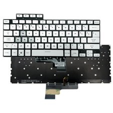 White Backlit keyboard FITS ASUS TUF Air FX516 FX516P FX516PR 0KNR0-261DFR00 picture