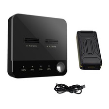 1 PC Portable Dual Bay M.2 SATA/NVME Clone Duplicator Offline Disk Copy Tool picture