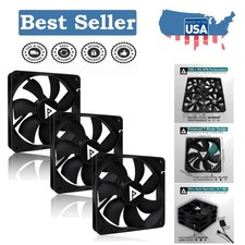 Durable 120mm Ultra Silent Cooling Fan Set – 3-Pack for Reliable PC Performance picture