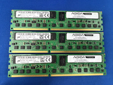LOT 3x Agiga Tech 8GB DDR3-1600 ECC NVDIMM AGIGA18KSF1G72PF1Z 24GB PC3L-12800R picture
