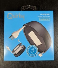 Quirky Powercurl POP Power Cord Wrap Organizer Apple MacBook Air Laptop - Black picture