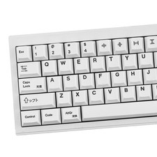 135 Keys PBT Keycaps Cherry Profile DYESub White Theme Minimalist Style Suita... picture
