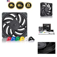 NF-A12x25 PWM chromax.Black.swap,  Quiet Fan, 4-Pin 120mm, Black picture