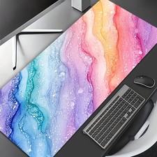 1pc Diatom Mud Extra Large Mouse Pad | Card Game Mat, Gradient Watercolor Colo picture