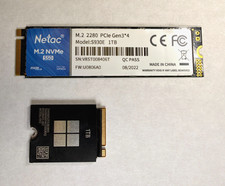 Lot of (2) 1TB NVME SSD M.2 NETAC Microsoft   Used picture