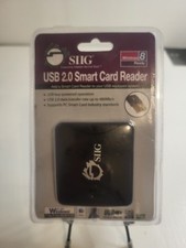 BRAND NEW SIIG USB 2.0 Smart Card Reader Black picture