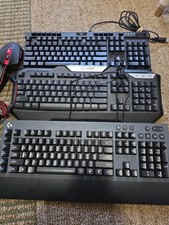 LOT OF 3 Logi G613, Legion Lenovo  Mechanical Gaming Keyboard - USED/WORKING picture