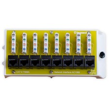 Legrand - OnQ Cat 6 Network Interface Module - Compatible with 8 Port, 6 picture