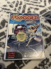 Sega TRS-80 Frogger Model I-III 16k Tape Radio Shack Complete In Box 1983 picture