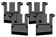 STRONGER ThinkPad Compact Bluetooth USB Keyboard Replacement Foot/Leg/Feet 4pc picture