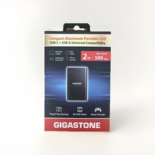 Gigastone 2TB External SSD Read Speed 500MB/s USB 3.2 Type-C External Solid S... picture